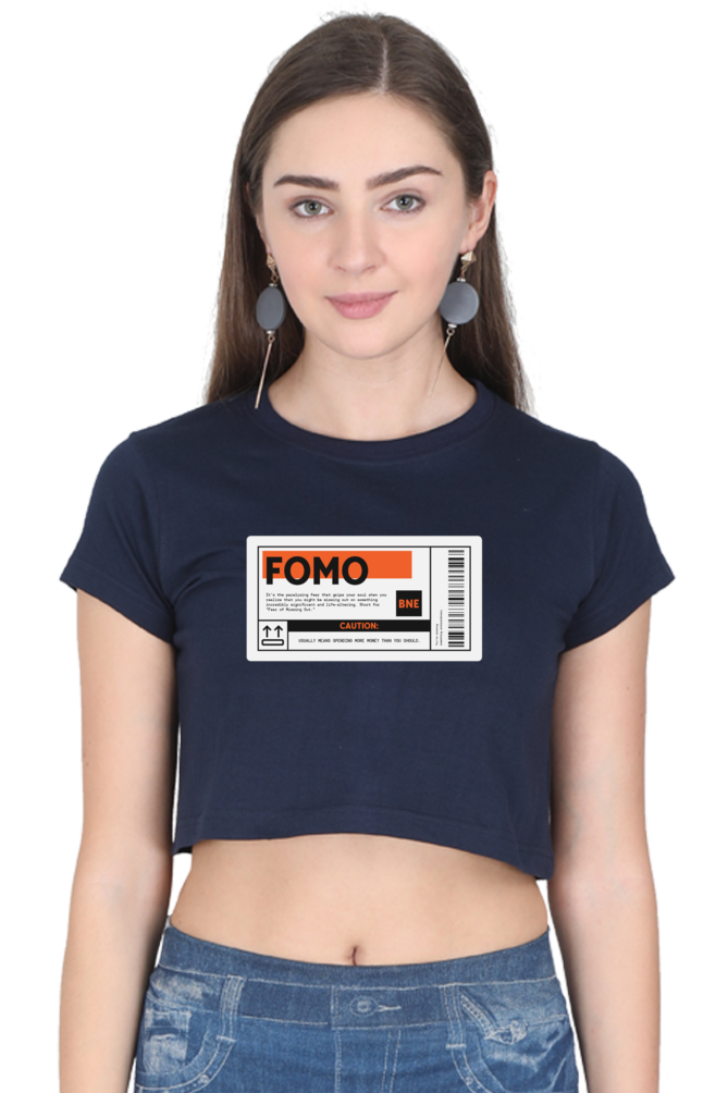 Women's Crop Top - FOMO label