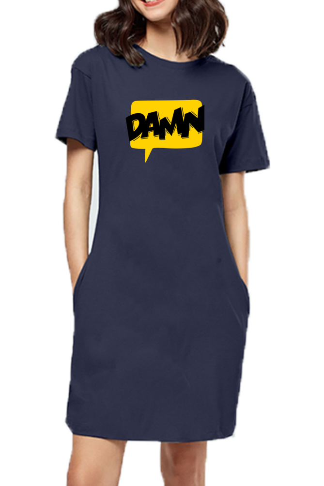 Women's T-shirt dress - Damn