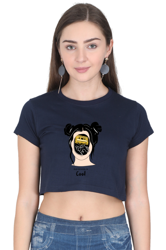 Women's Crop Top - Woman music