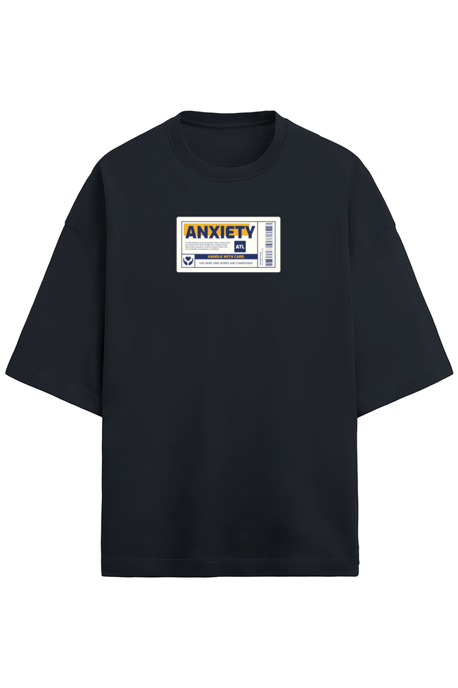 Premium Terry Oversized T-shirt – Anxiety label