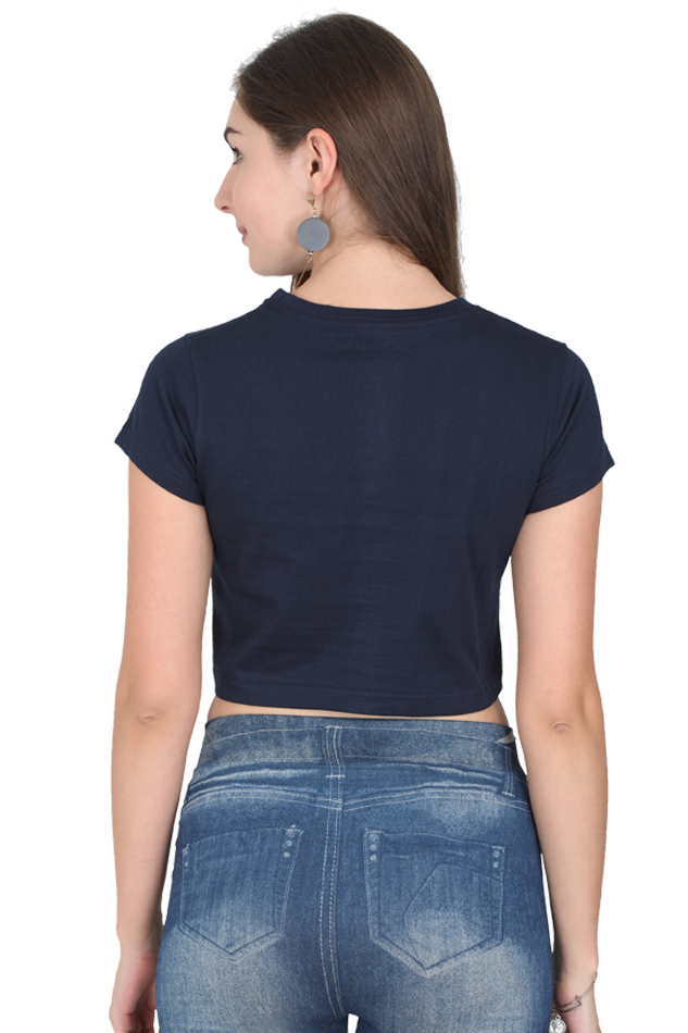 Women's Crop Top - Advisory not a morning person