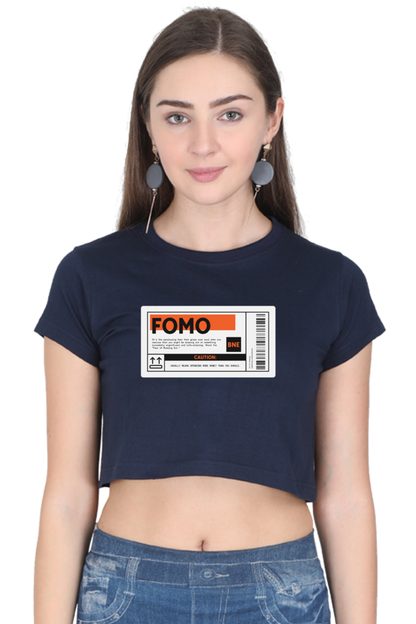 Women's Crop Top - FOMO label