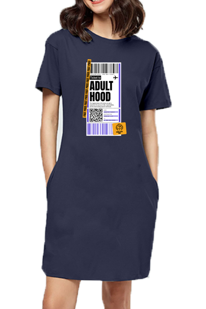 Women's T-shirt dress - Adulthood