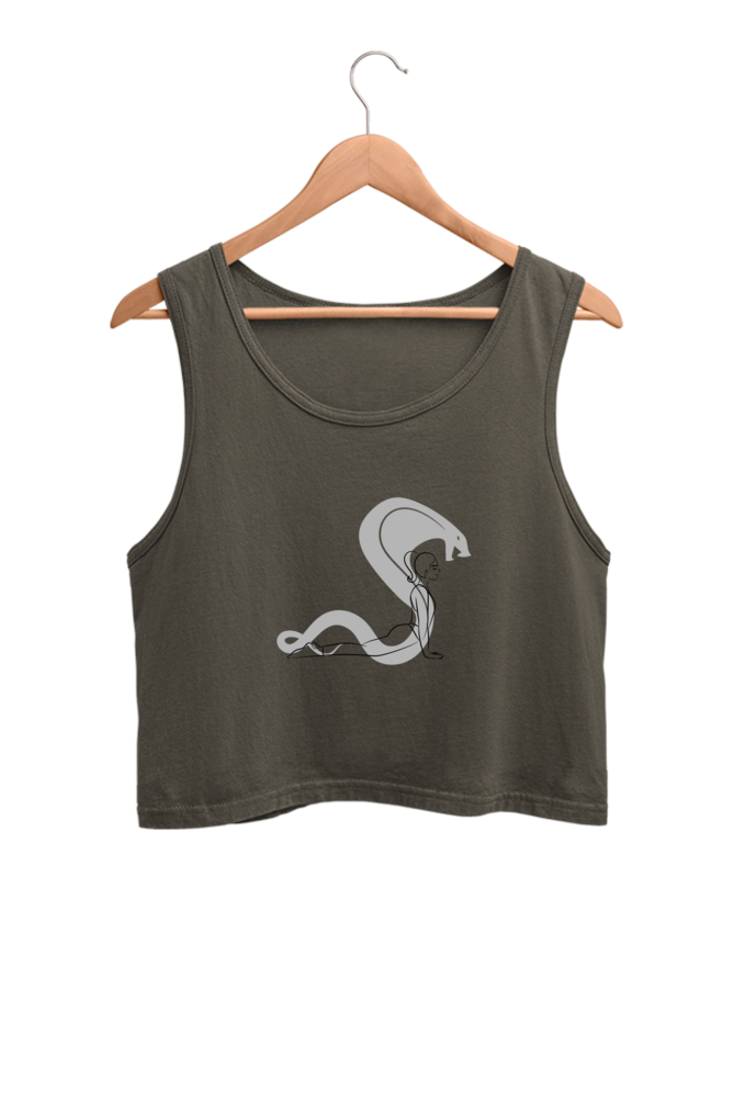 Women's Crop Tank Top - Cobra yoga