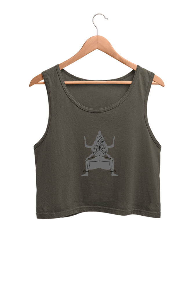 Women's Crop Tank Top - Goddess yoga