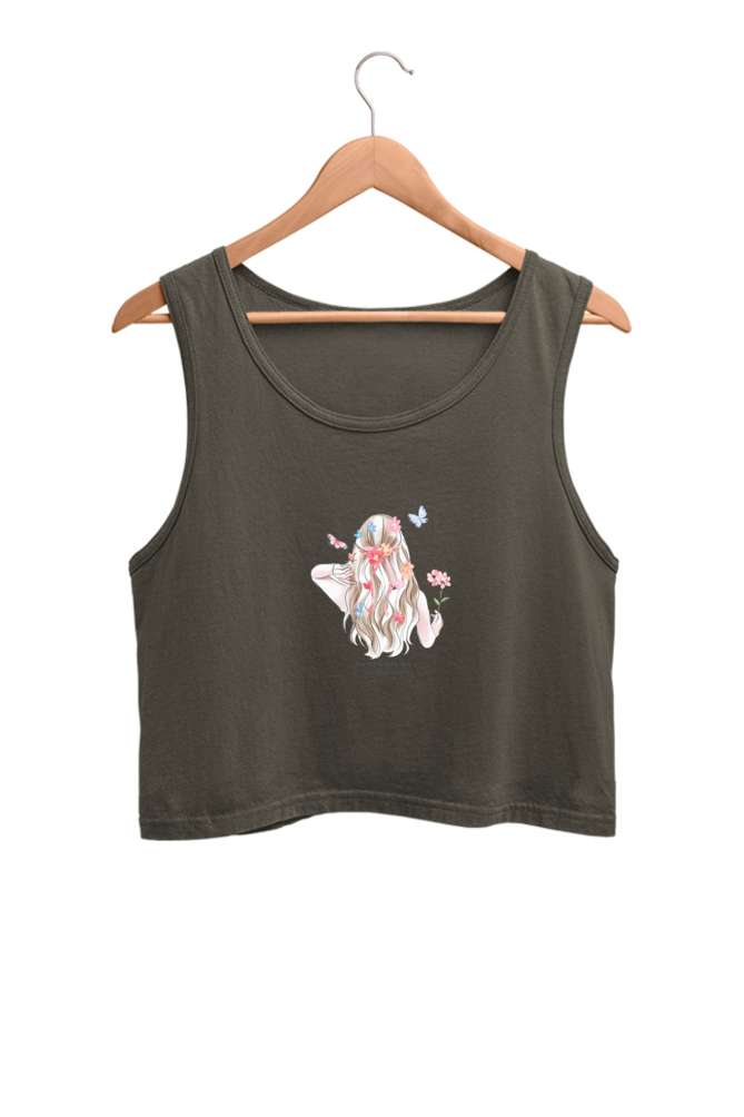 Women's Crop Tank Top - Pretty Girls