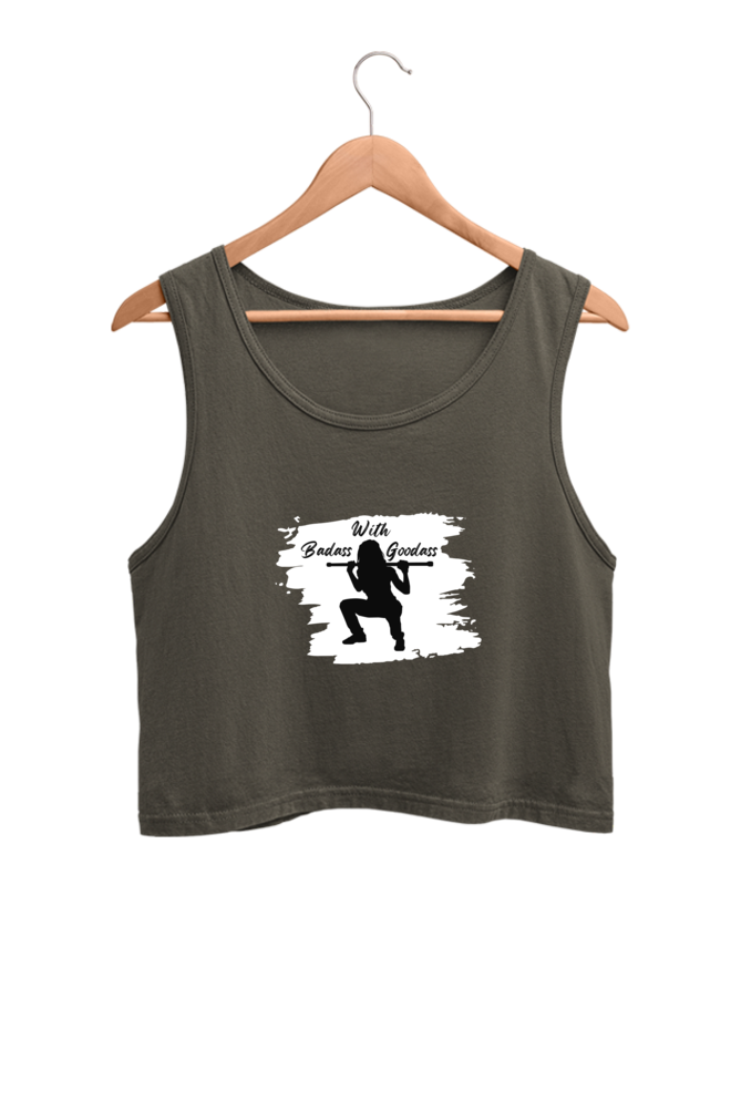 Women's Crop Tank Top - Badass