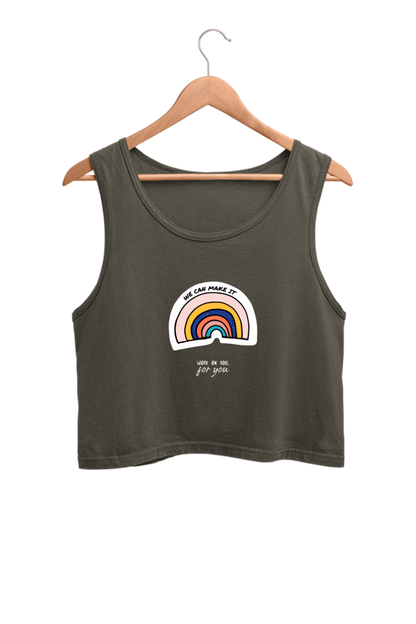 Women's Crop Tank Top - We can make it