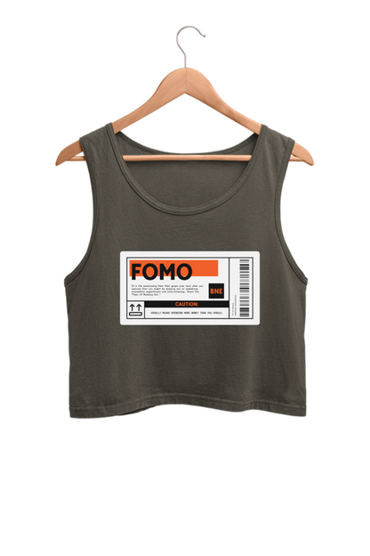 Women's Crop Tank Top - FOMO label