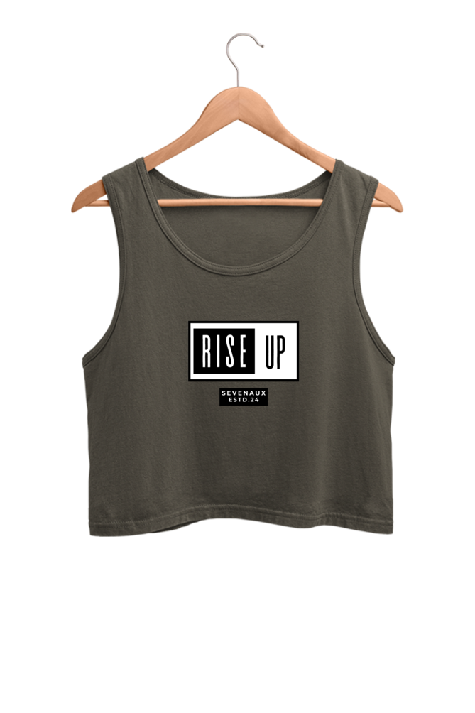 Women's Crop Tank Top - Rise up