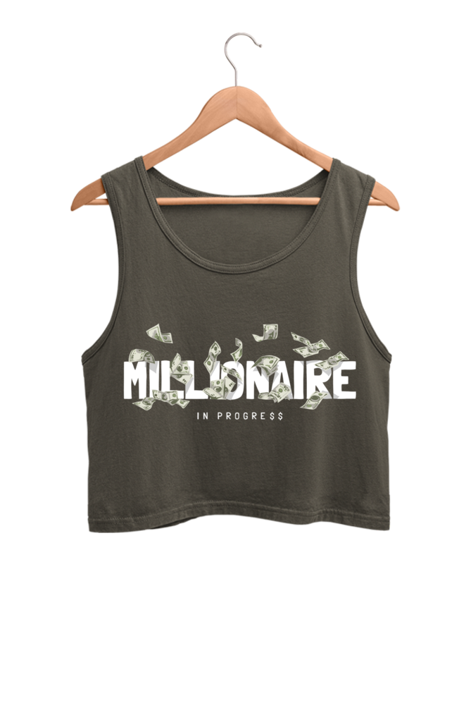 Women's Crop Tank Top - Millionaire