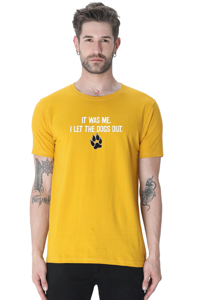 Classic T-shirt - I let the dogs out.