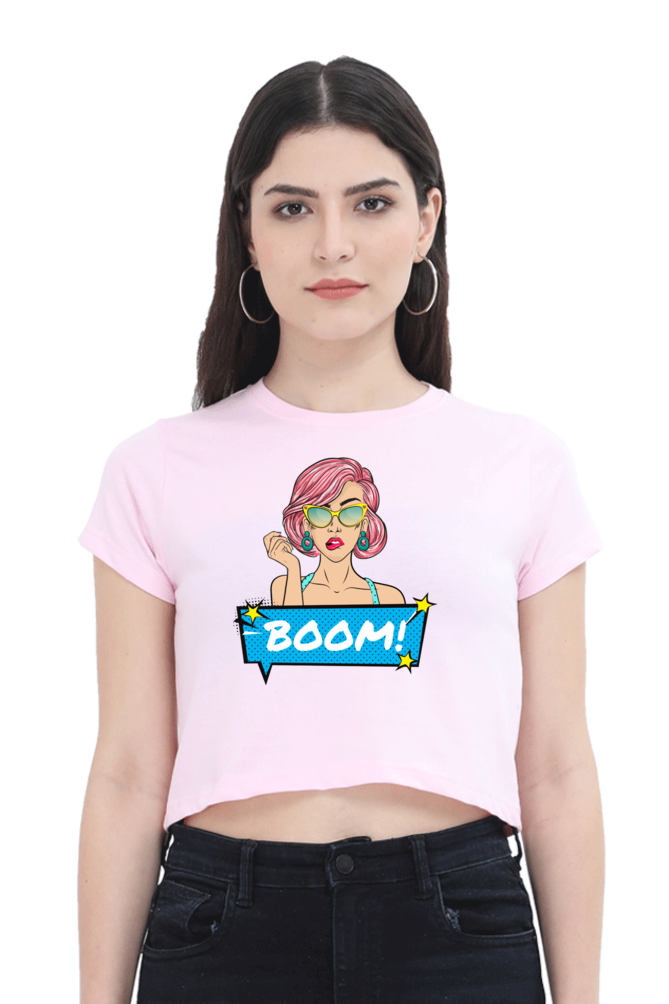 Women's Crop Top - Boom