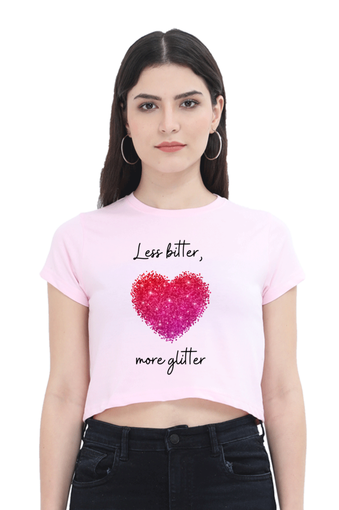 Women's Crop Top - Glitter!