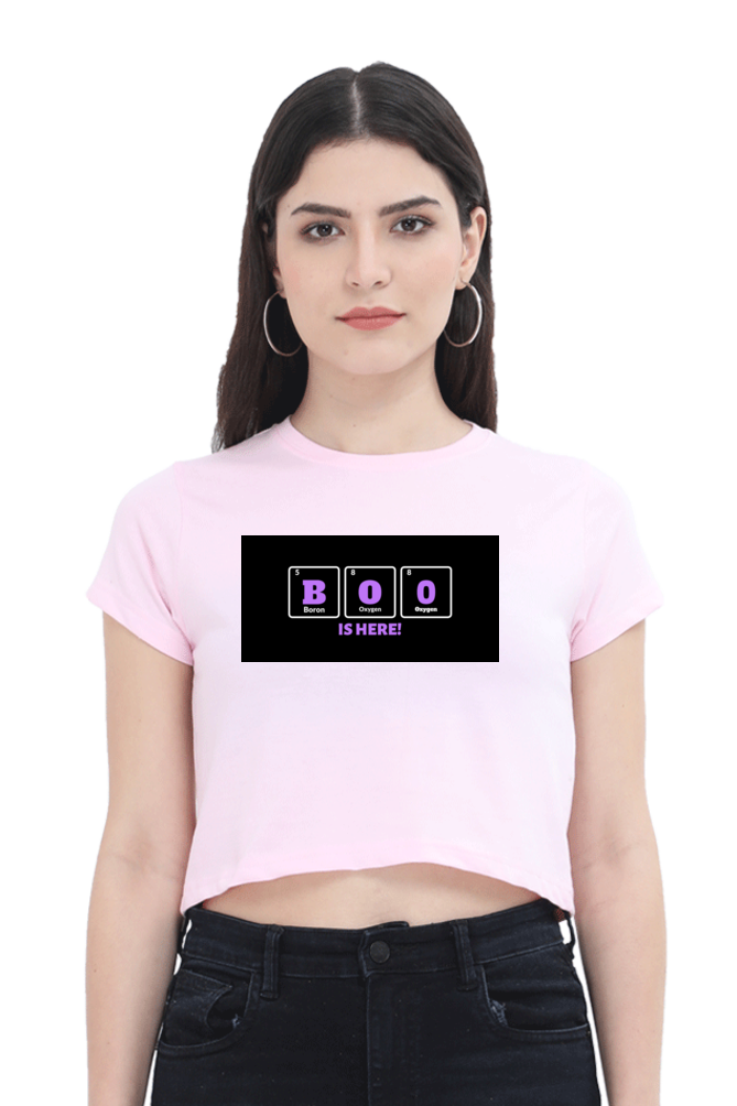 Women's Crop Top - Boo is here