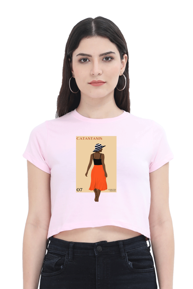 Women's Crop Top - Fashionista Catastatis