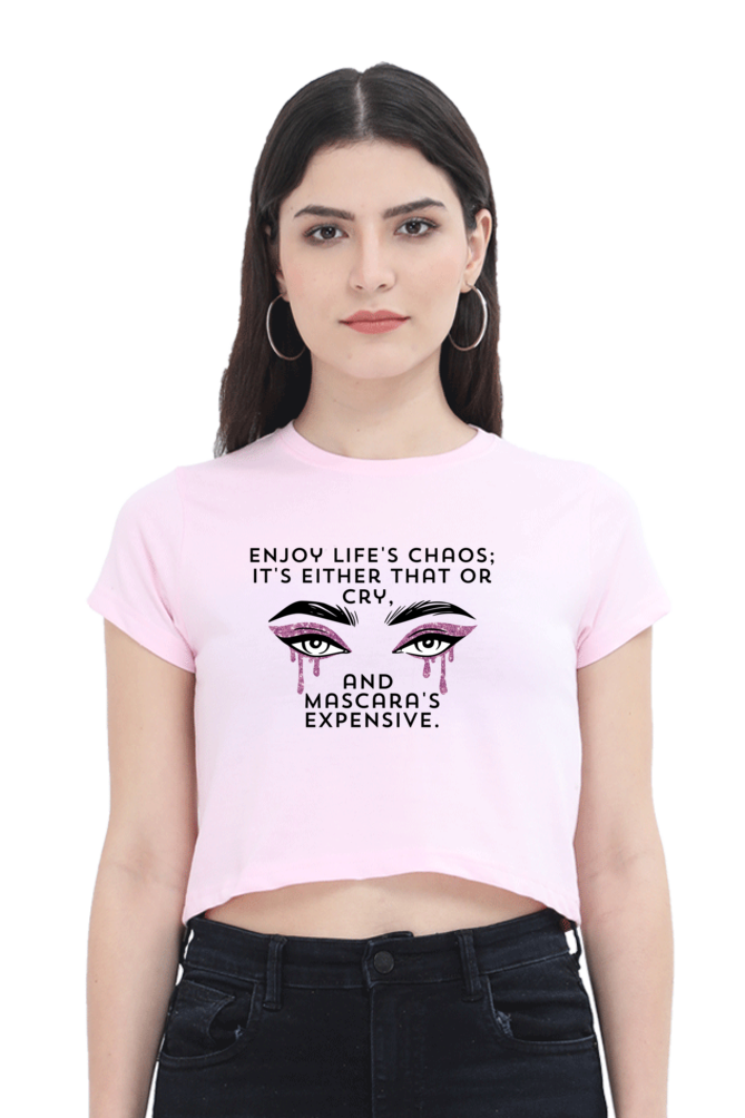 Women's Crop Top - Mascara