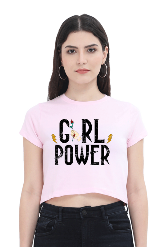 Women's Crop Top - GIRL POWER