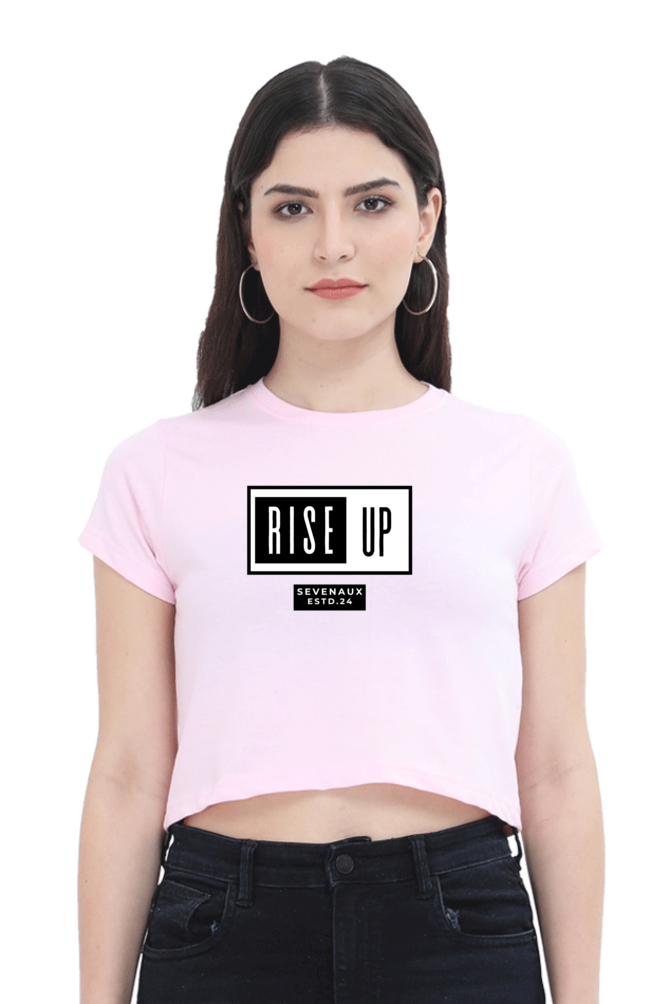 Women's Crop Top - Rise up