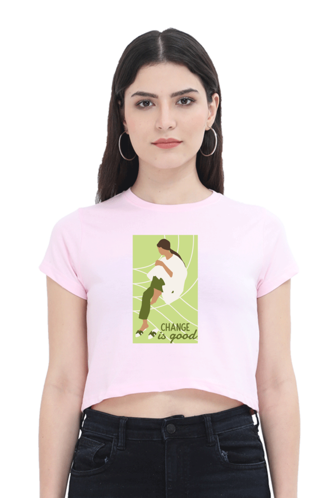 Women's Crop Top - Fashionista change is good