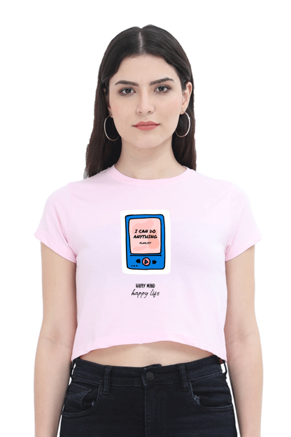 Women's Crop Top - I can do anything