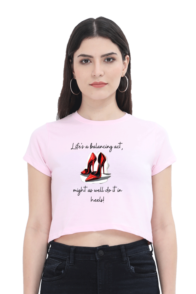 Women's Crop Top - Sassy Classy