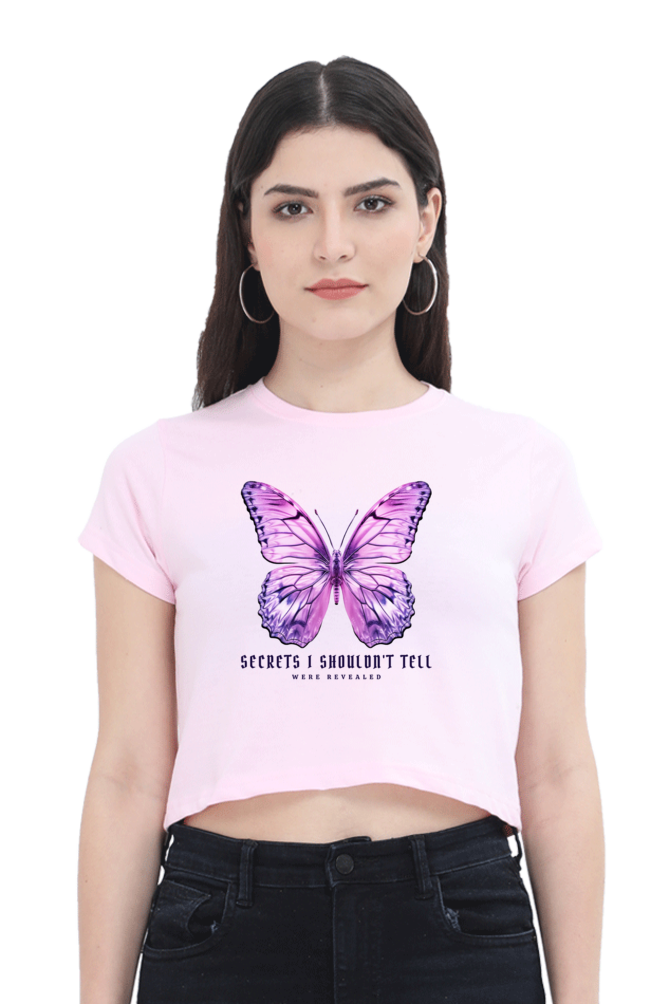 Women's Crop Top - Secrets I should not spill