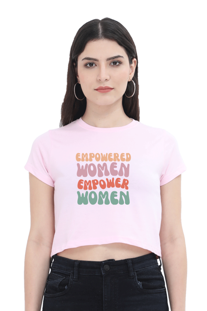 Women's Crop Top - Empowered Women