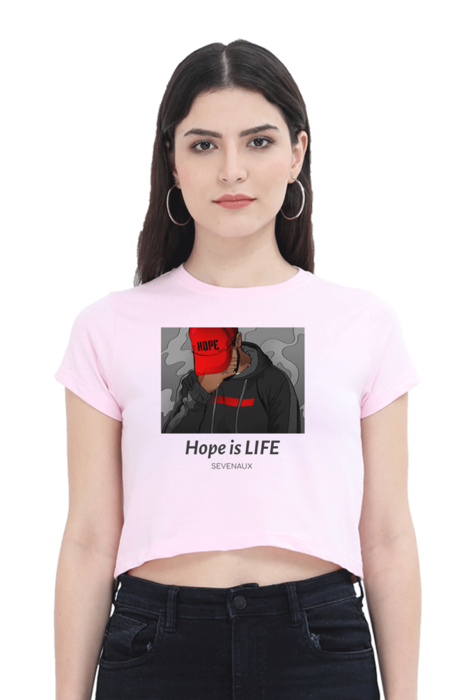 Women's Crop Top - Hope is life