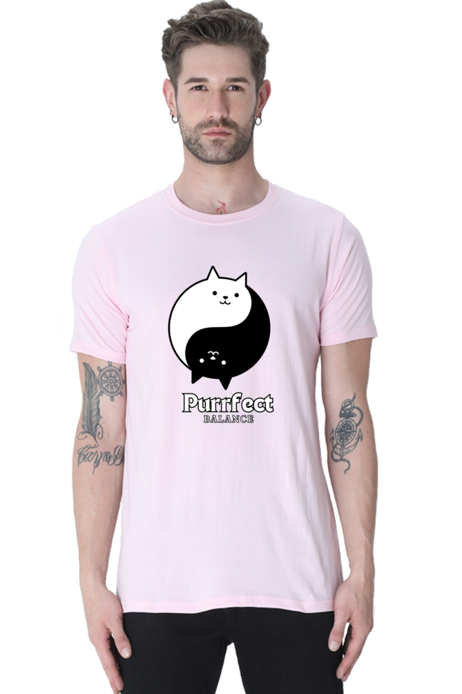 Classic T-shirt - Purrfect balance cat