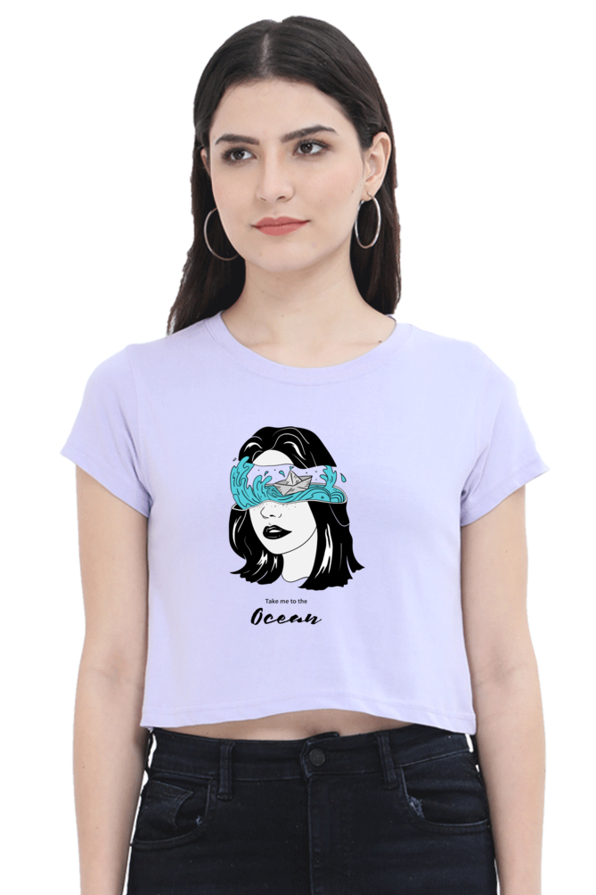 Women's Crop Top - Take me to the ocean