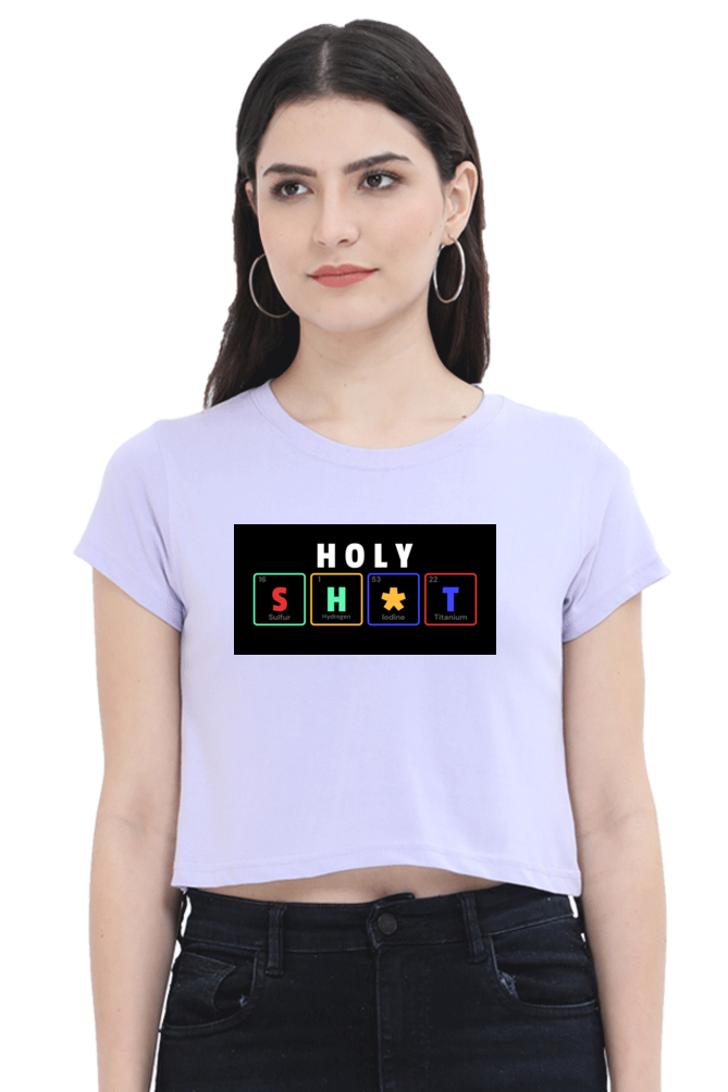 Women's Crop Top - Holy Sh*t