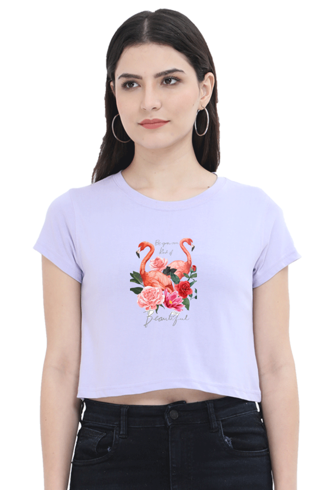 Women's Crop Top - Swan Beautiful