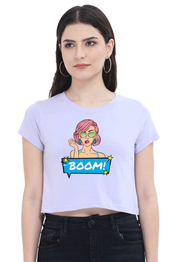 Women's Crop Top - Boom