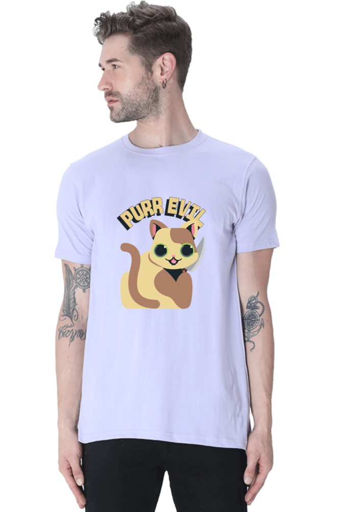 Classic T-shirt - Purr evil cat