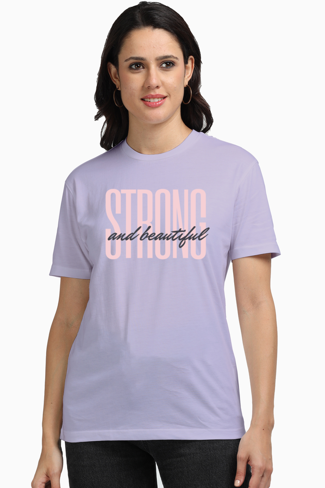 Premium Women's T-shirt - Strong & Beautiful