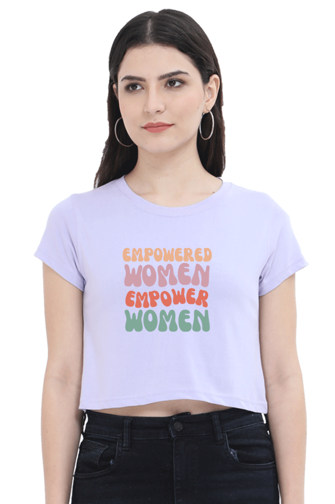 Women's Crop Top - Empowered Women