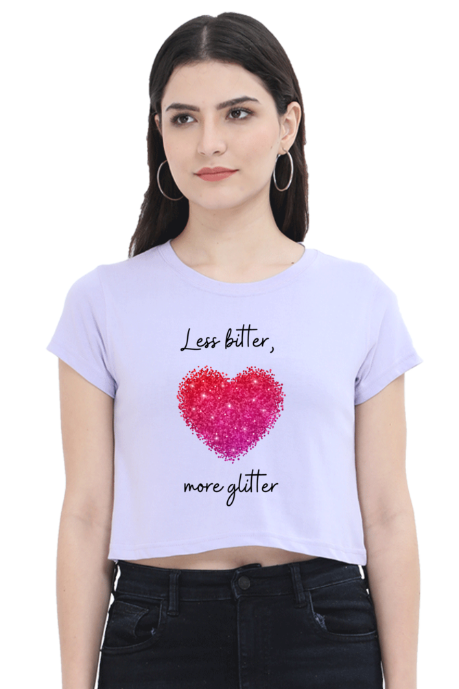 Women's Crop Top - Glitter!