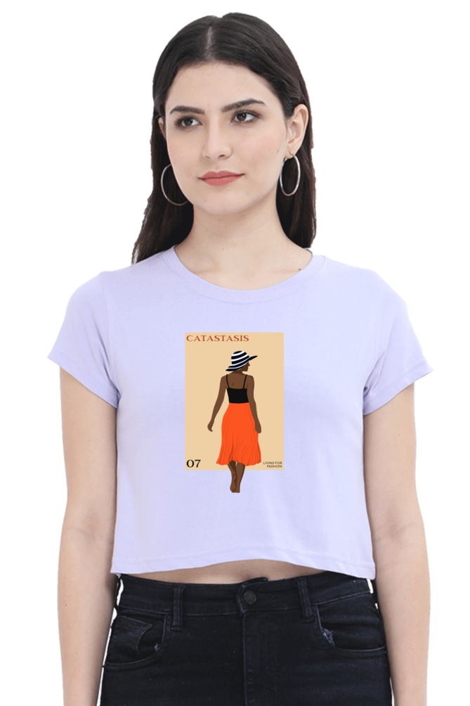 Women's Crop Top - Fashionista Catastatis