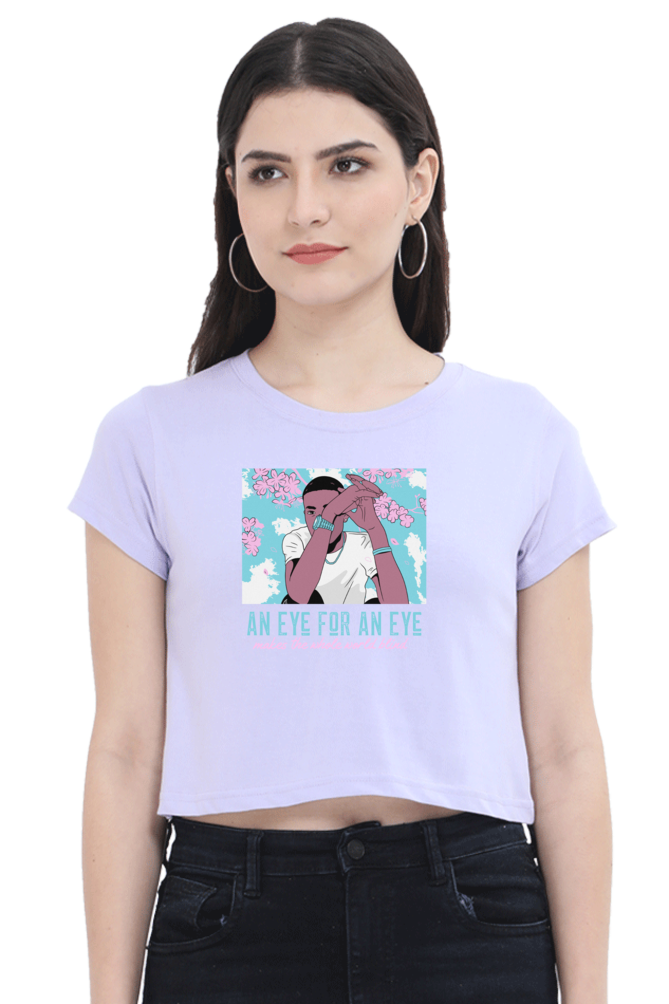 Women's Crop Top - Eye for an eye