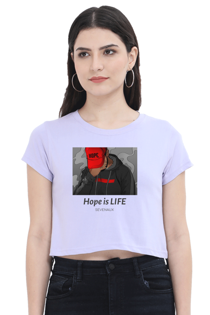 Women's Crop Top - Hope is life