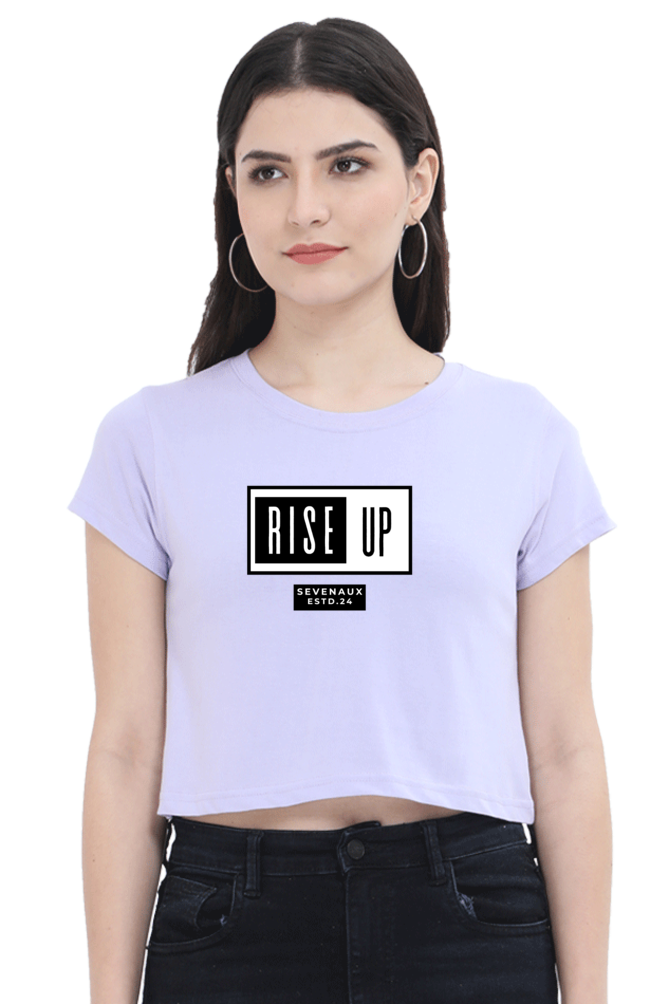 Women's Crop Top - Rise up