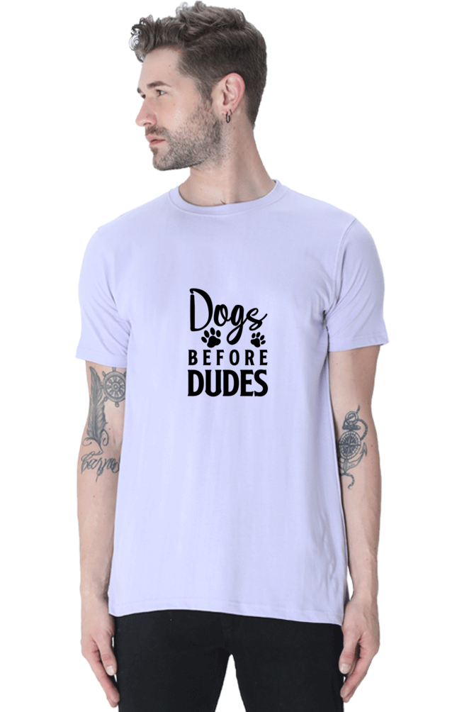 Classic T-shirt - Dogs before dudes