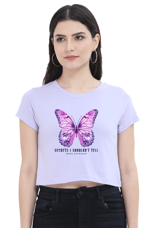 Women's Crop Top - Secrets I should not spill