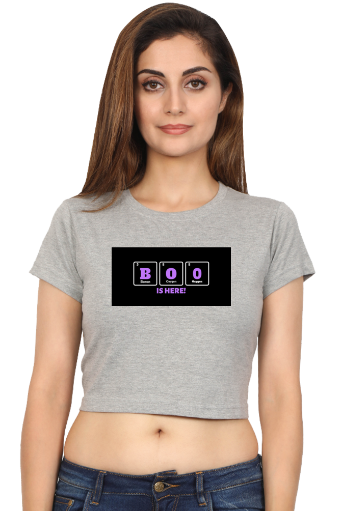 Women's Crop Top - Boo is here