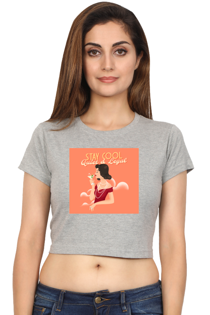 Women's Crop Top - Stay Cool