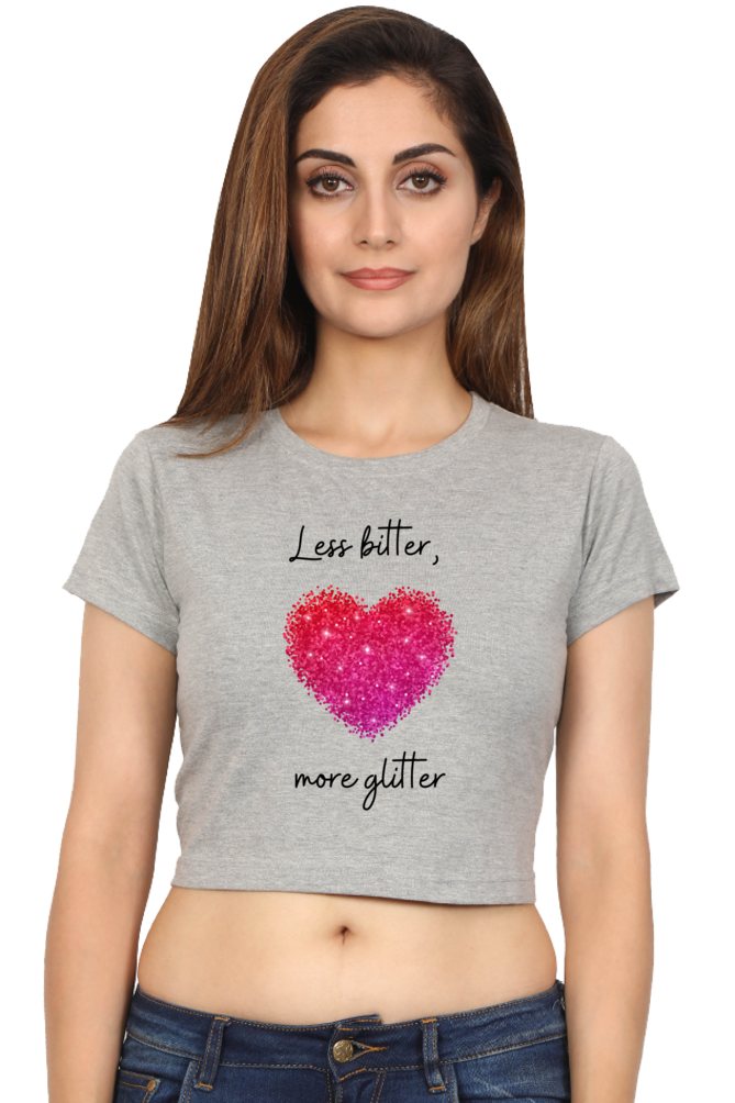 Women's Crop Top - Glitter!