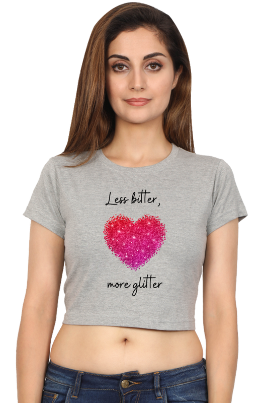 Women's Crop Top - Glitter!