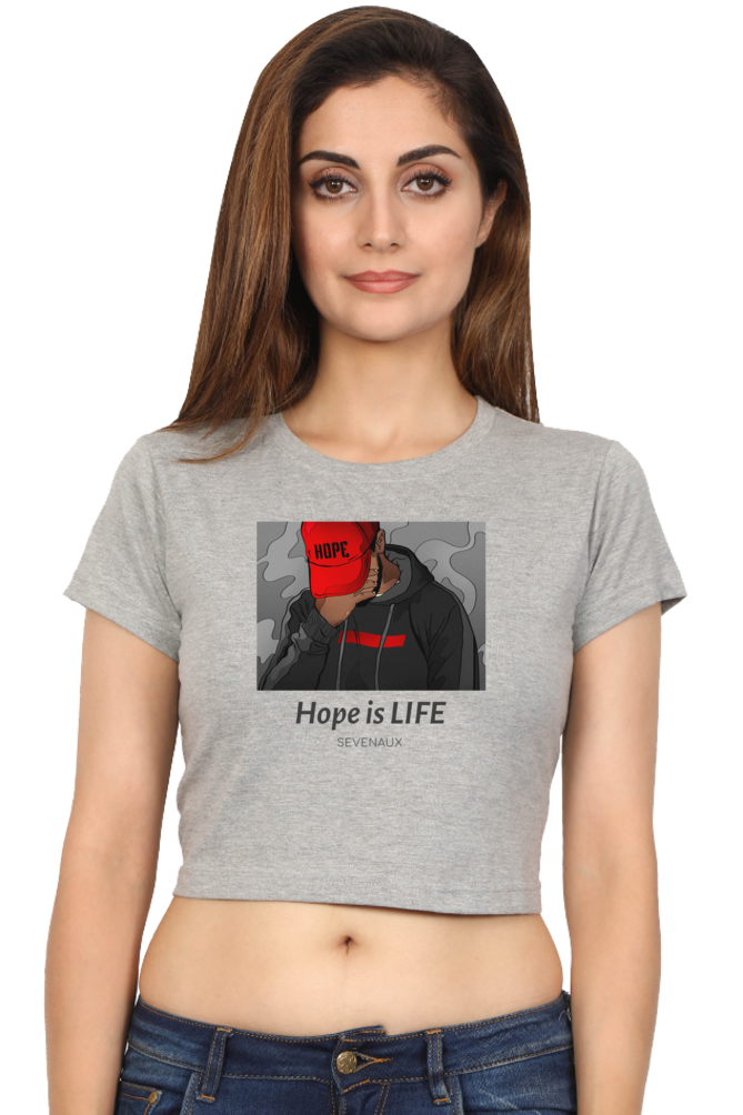 Women's Crop Top - Hope is life