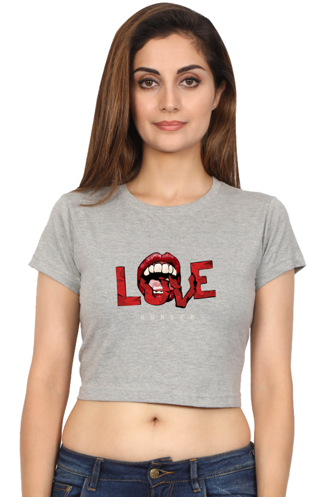 Women's Crop Top - LOVE